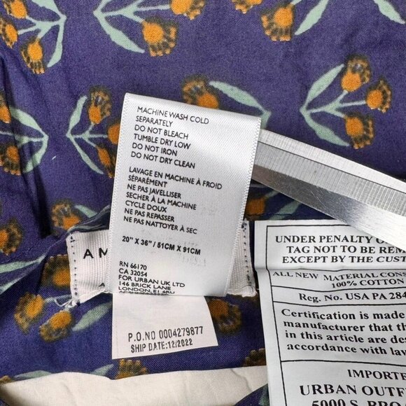 NEW Anthropologie Amber Lewis Rosebury KING Shams Set 2 Floral Cottage - Picture 12 of 13